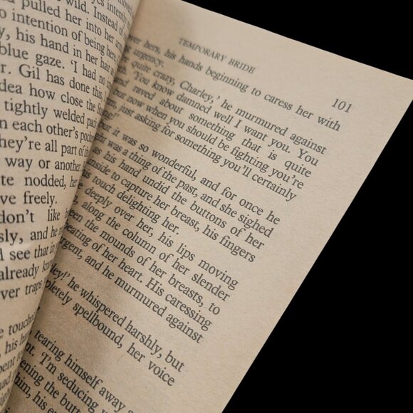 Temporary Bride by Patricia Wilson – Vintage Harlequin Romance Paperback 1989 - Picture 8 of 14